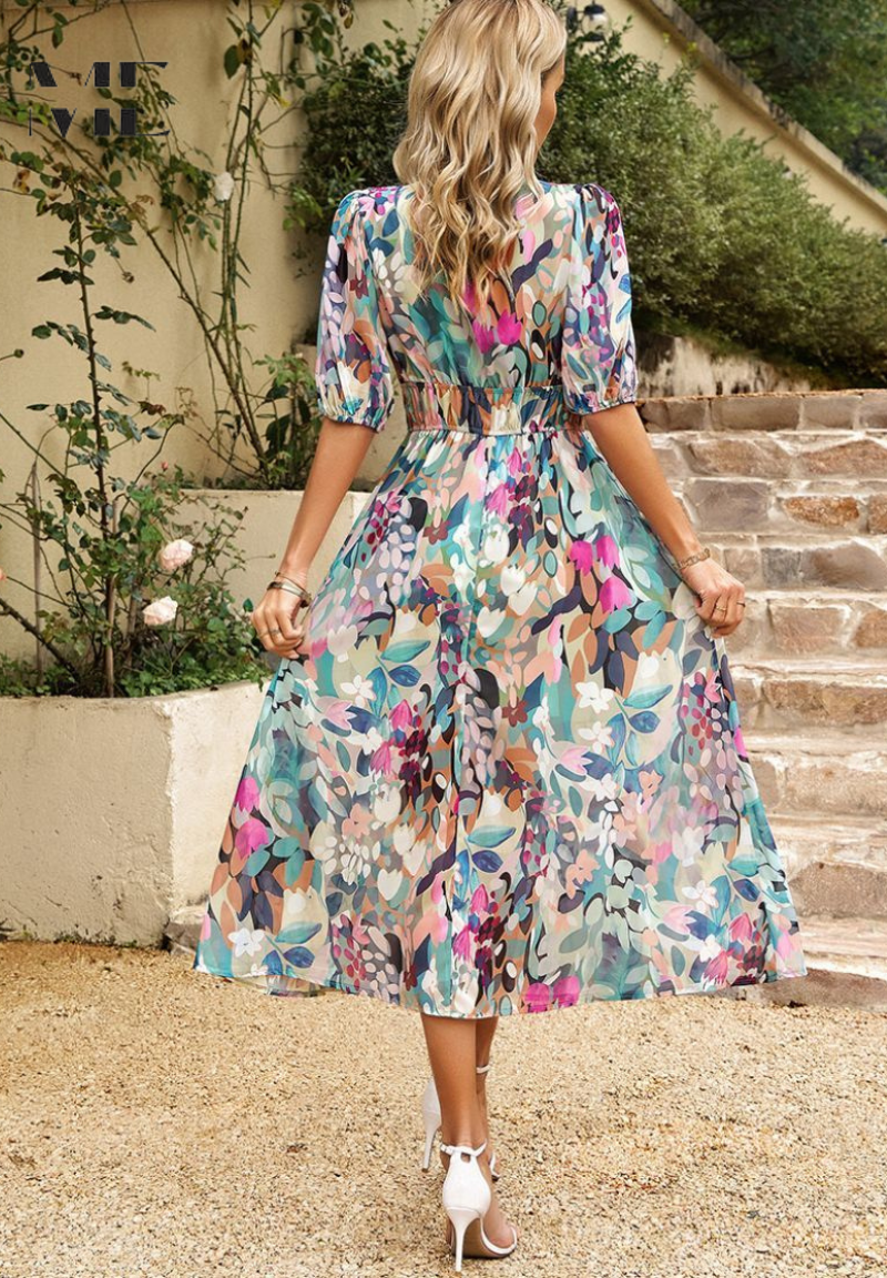 Flore | Robe Florale Élégante
