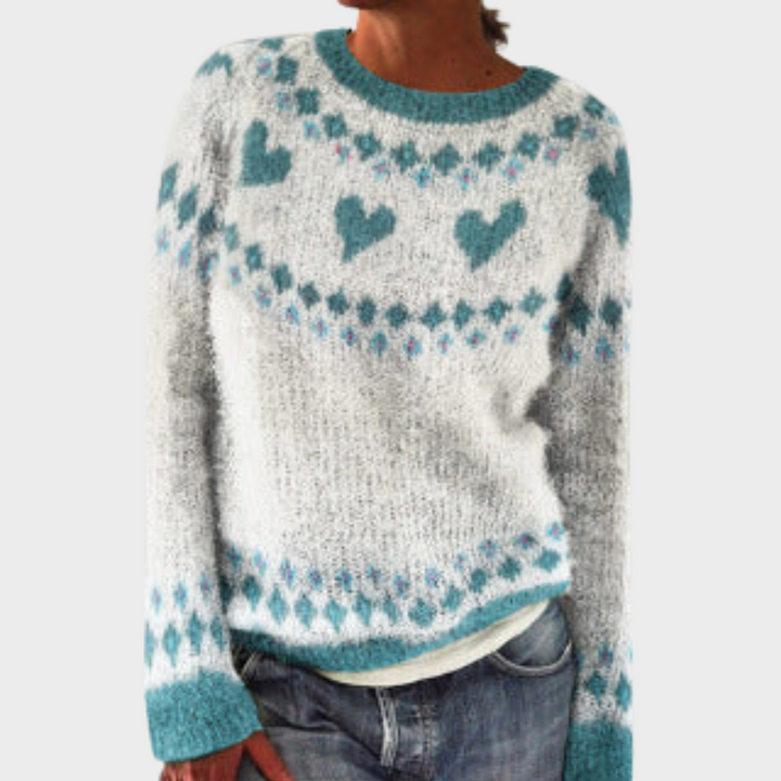 Élise | Pull Islandais en Laine Chaude