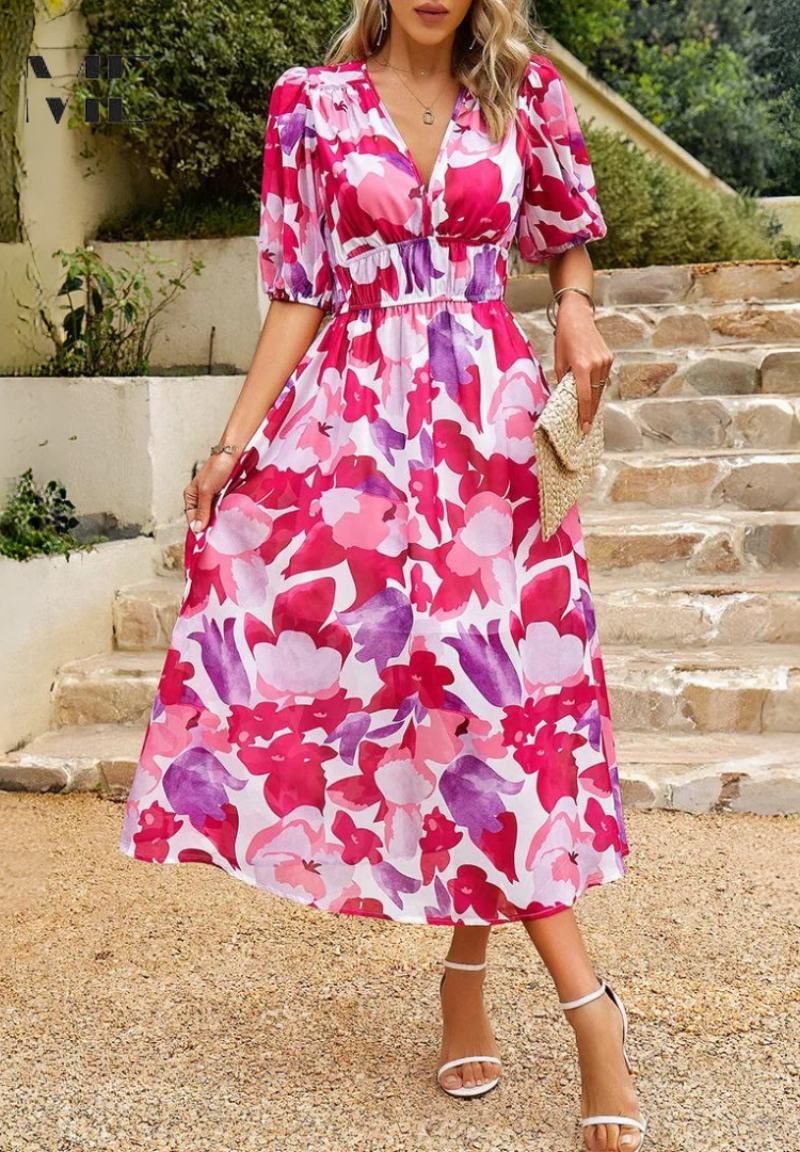 Flore | Robe Florale Élégante