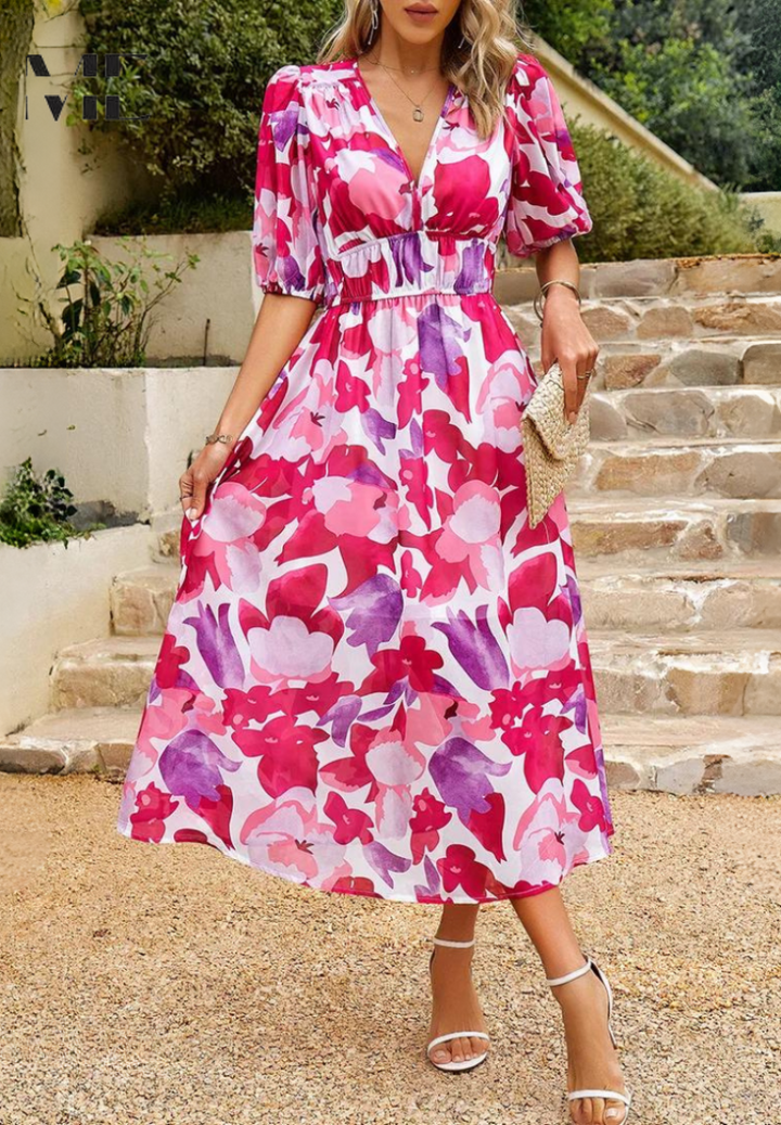 Flore | Robe Florale Élégante