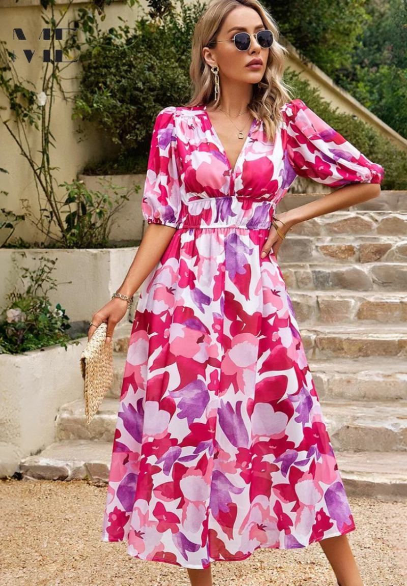 Flore | Robe Florale Élégante
