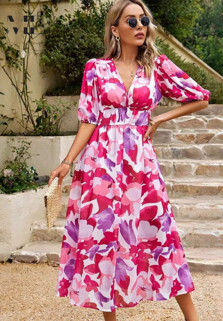 Flore | Robe Florale Élégante