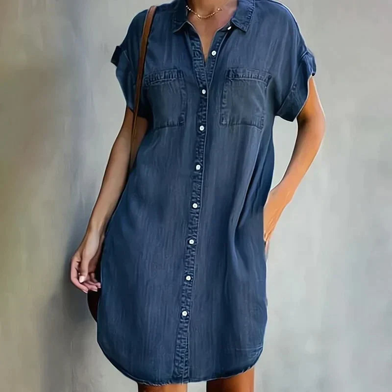 Aubree | Robe Décontractée En Jean