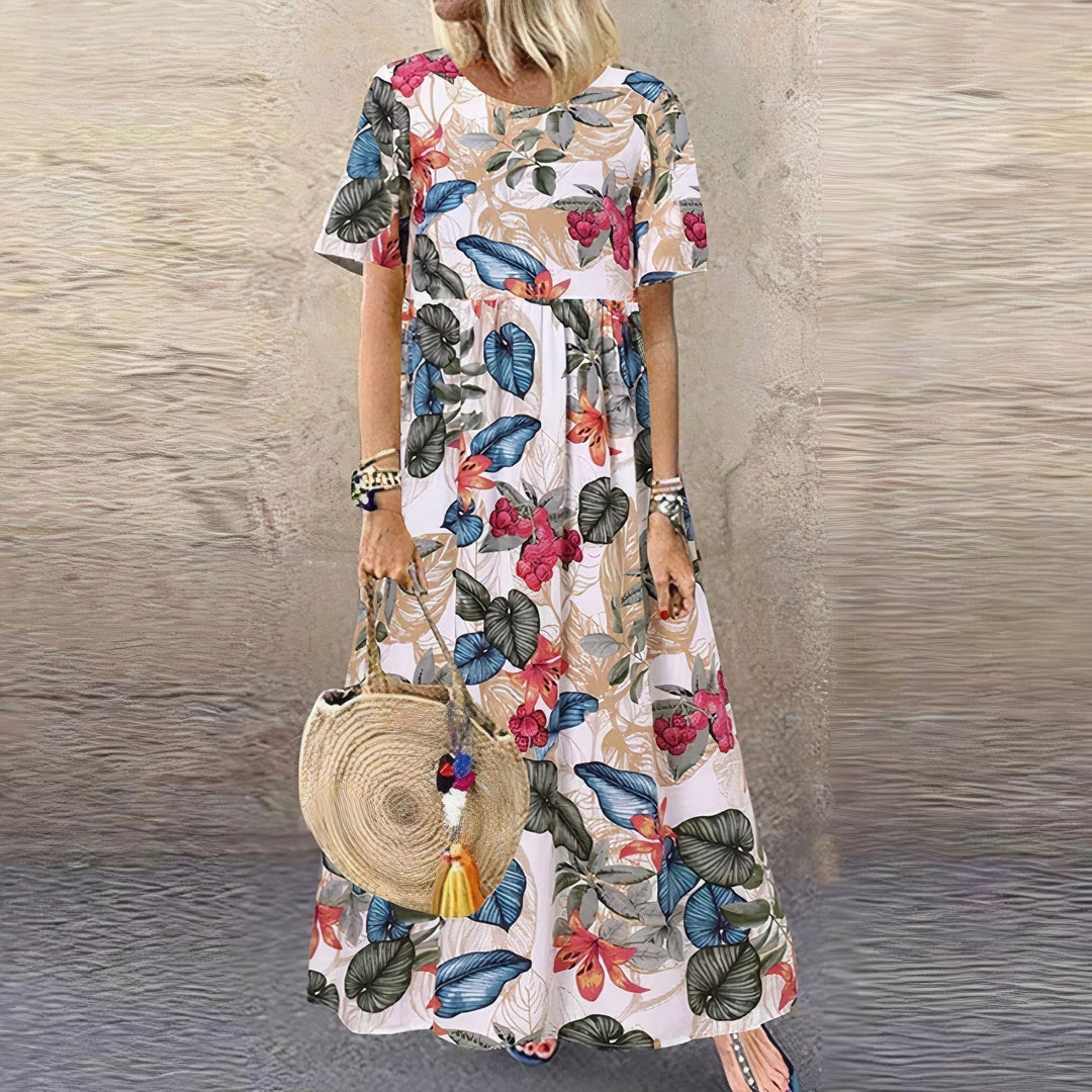Lotte™ | Robe Maxi Fleurie et Vivid