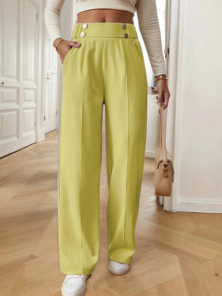 Ariel | Pantalon élégant à boutons