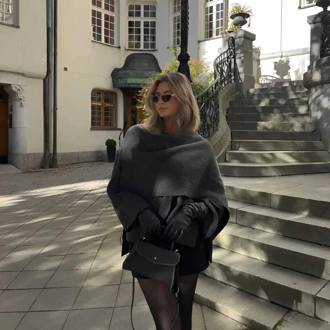 Ophélie - Manteau cape douillet et tendance