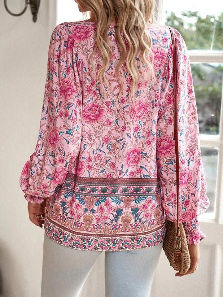 Arya | Blouse Paysanne Boho Blossom