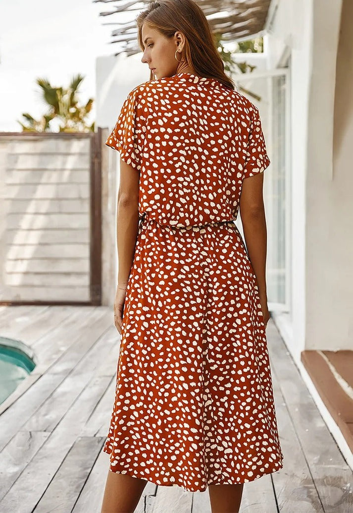 Babette | Robe à col en V