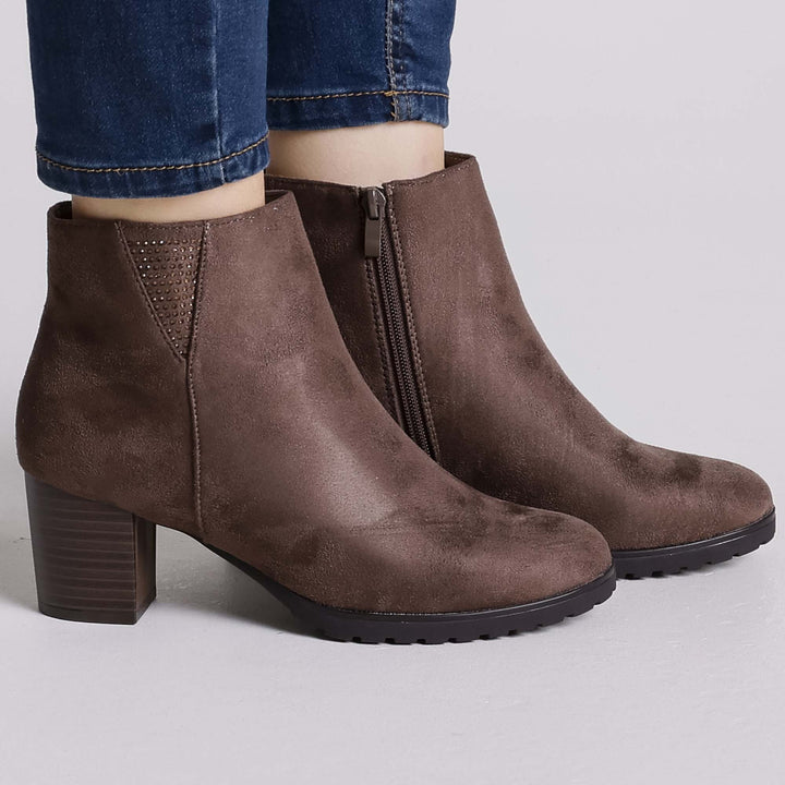 Anna - Bottines à talons hauts pour femmes