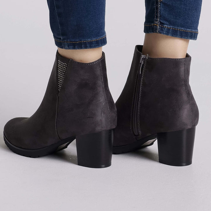 Anna - Bottines à talons hauts pour femmes