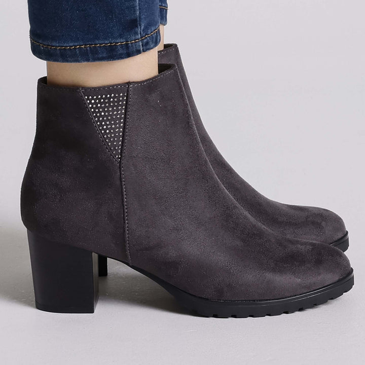 Anna - Bottines à talons hauts pour femmes