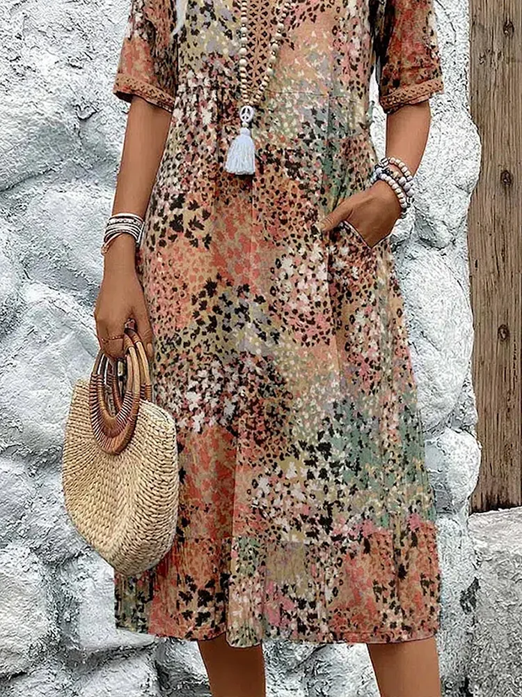 Florencia™ – Robe midi éclatante