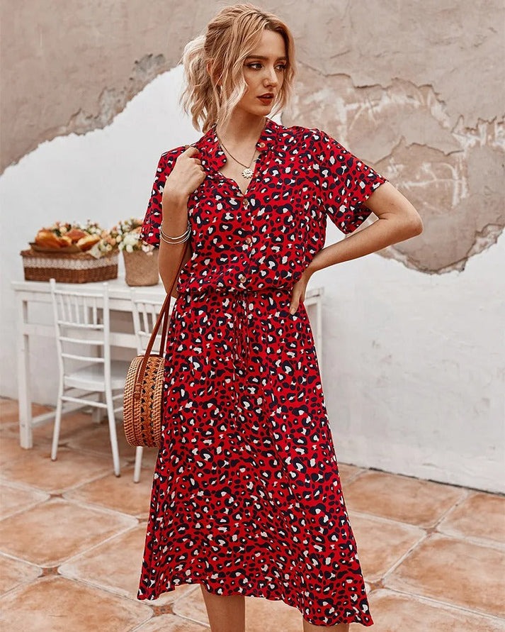 Babette | Robe à col en V