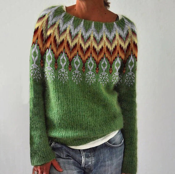 Léonie | Pull Islandais Élégant