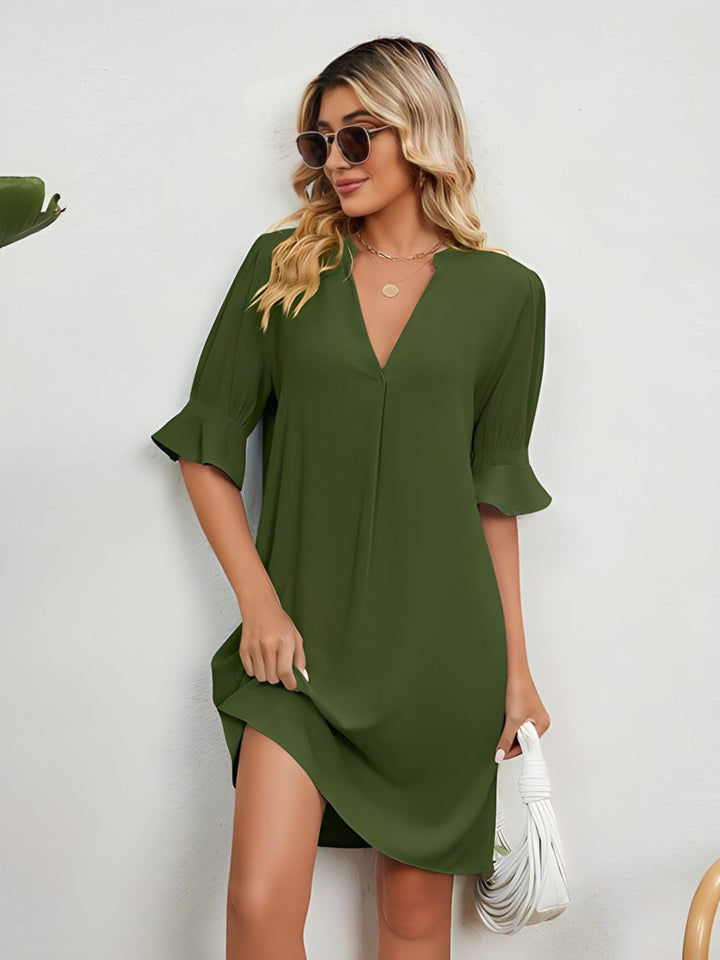 Michelle - Robe d'été à col en V
