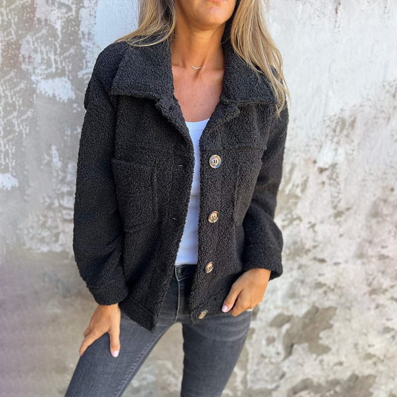 Aubrey™ - Veste Boutonnée Confortable