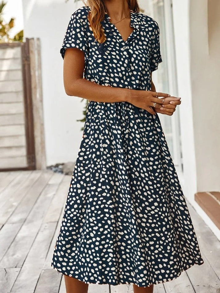 Babette | Robe à col en V