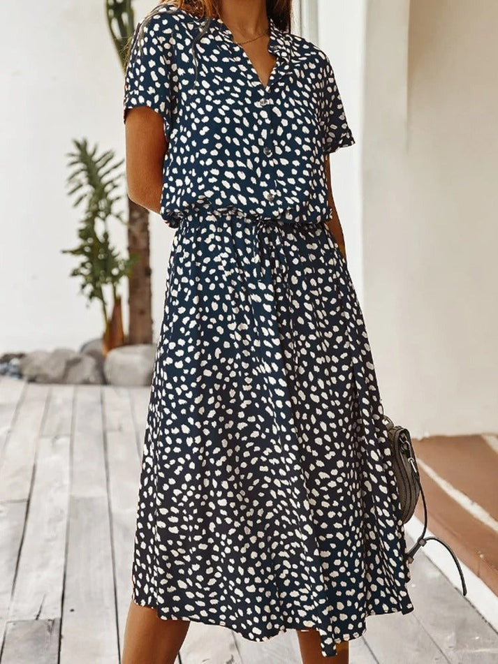 Babette | Robe à col en V