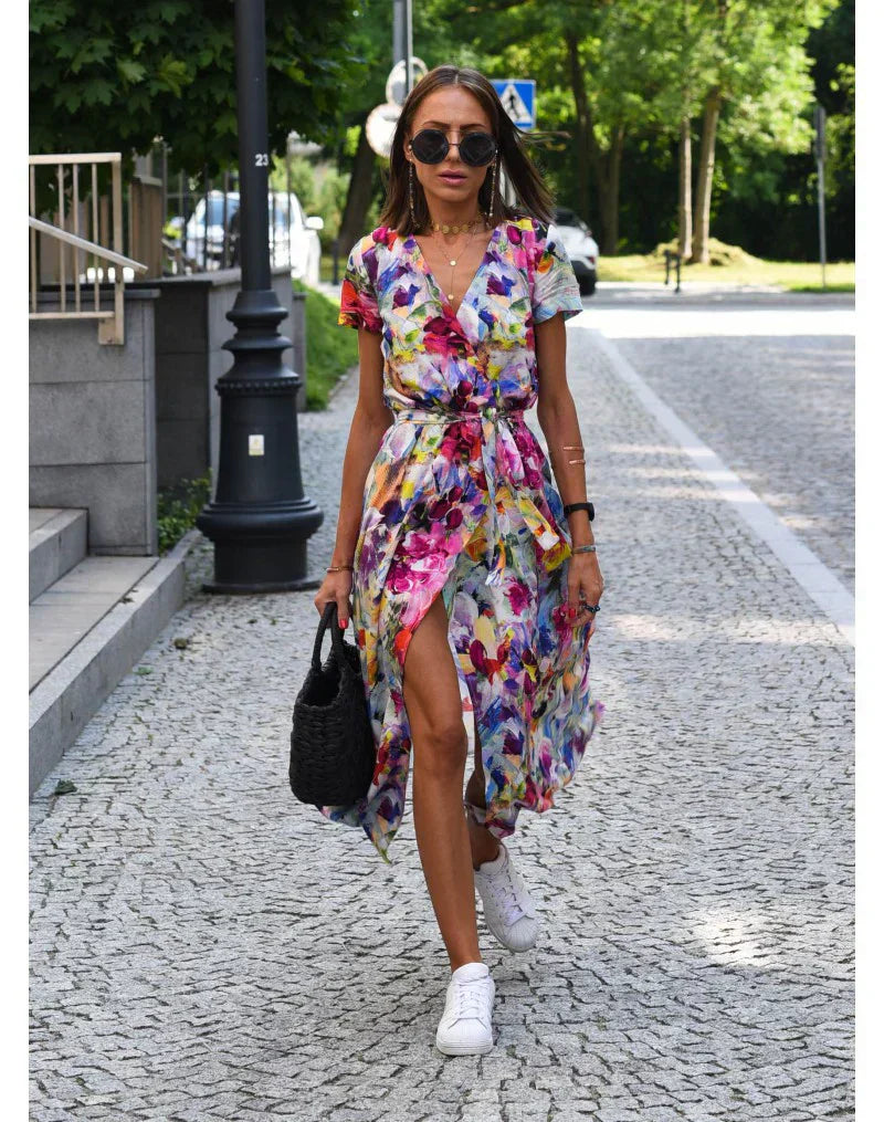 Suzanne | Robe élégante Floral
