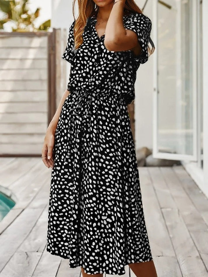 Babette | Robe à col en V