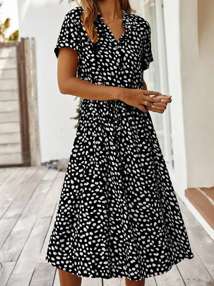 Babette | Robe à col en V