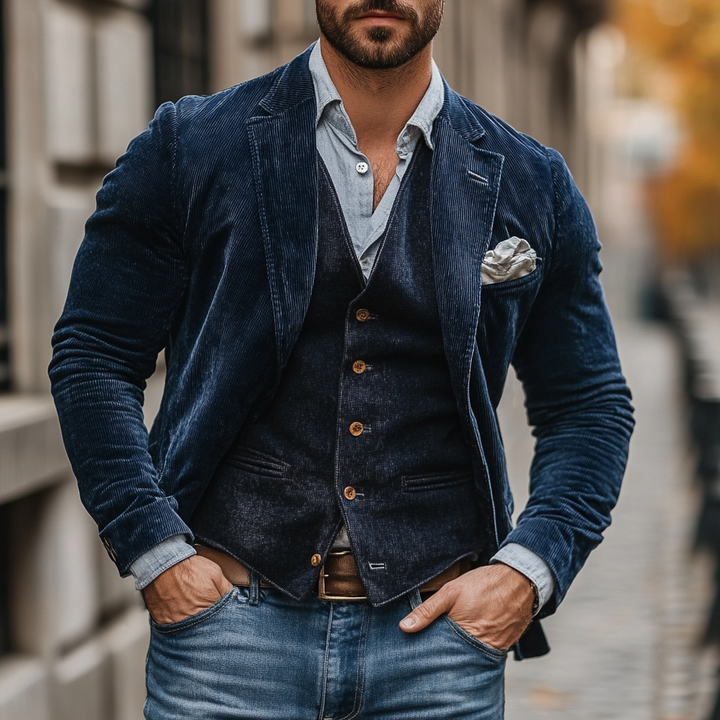 Adam | Blazer et Gilet Vintage