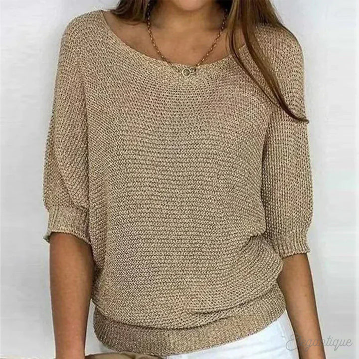 Eunice | Haut Tricot Détendu