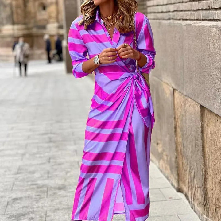 Vera - Robe imprimée mi-longue